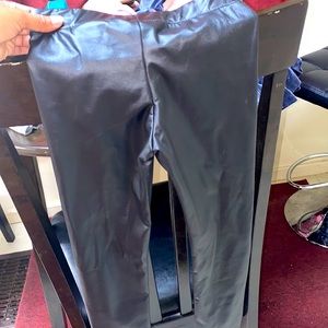Girls leather pants
